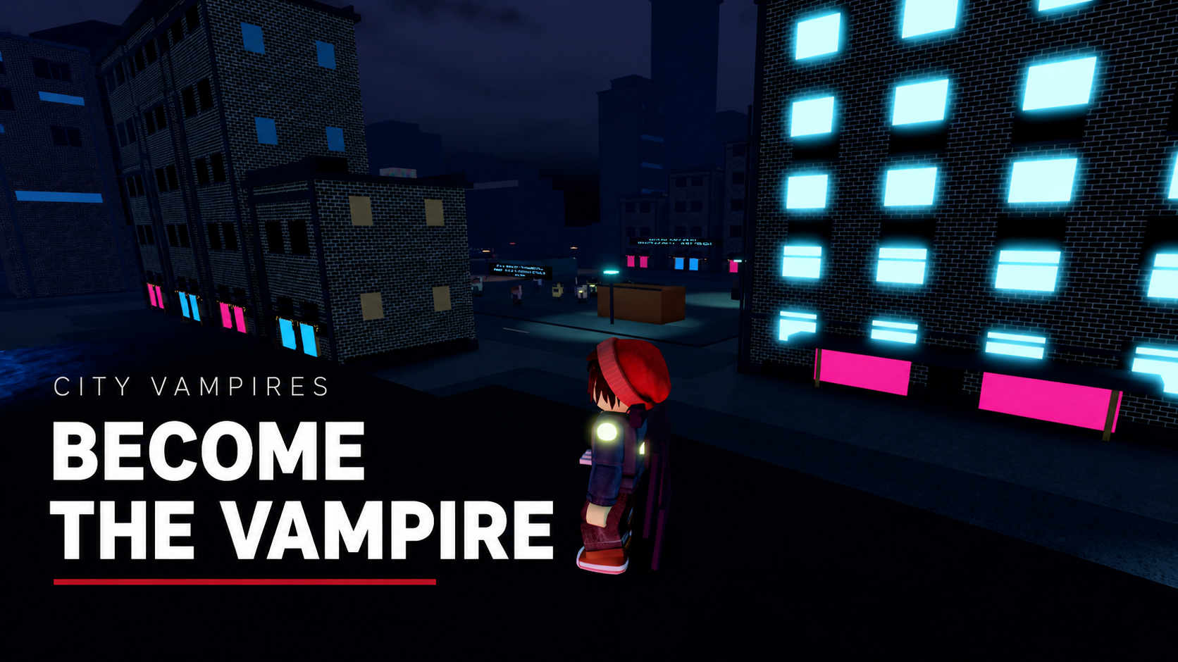Become the vampire promotional treatment of the same gameplay scene
