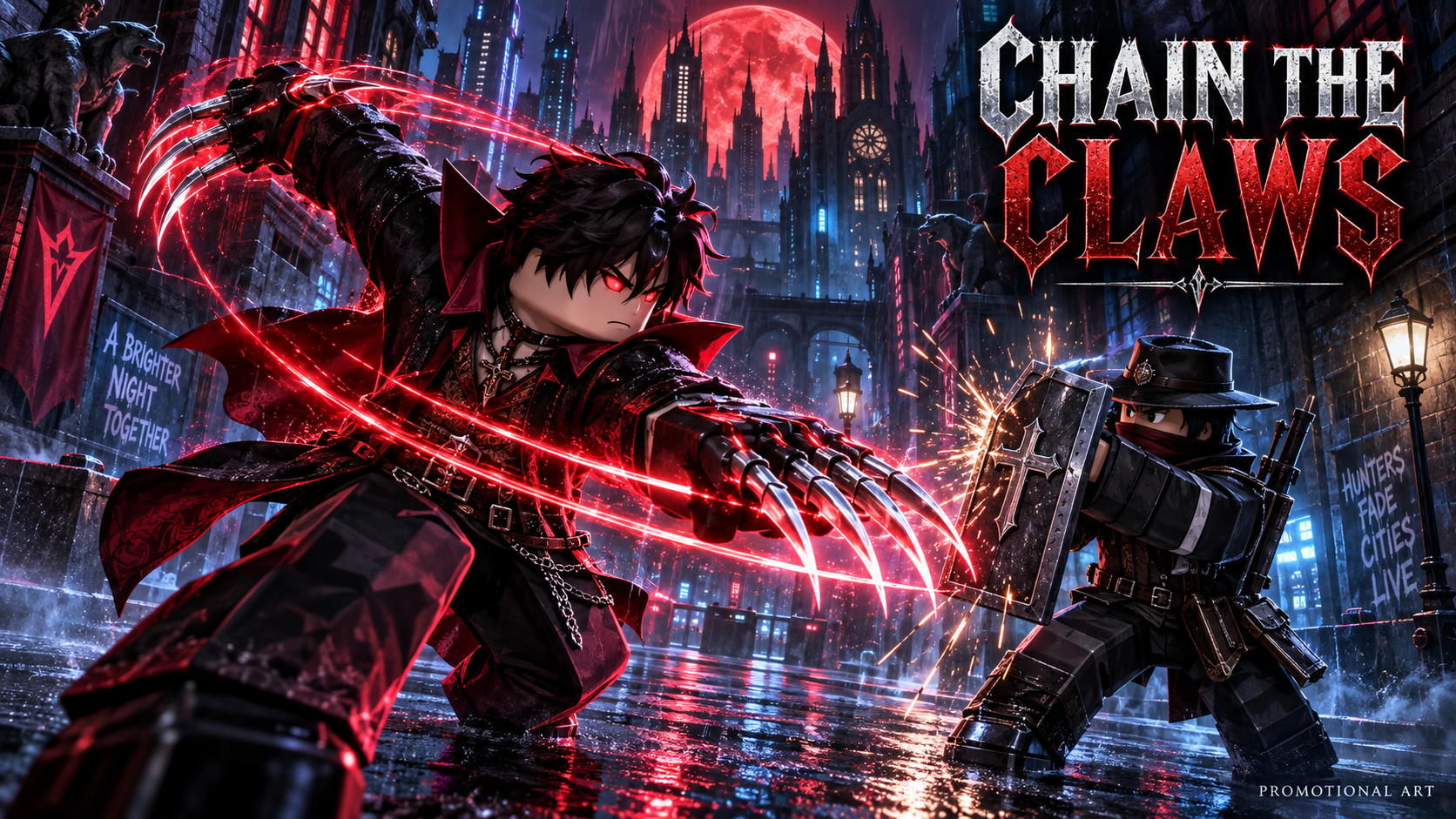 Vampire claw attack promotional concept art